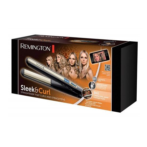 Remington | Hair Straightener | S6500 Sleek & Curl | Ceramic heating system | Display Yes | Temperature (max) 230 °C | Black - 2